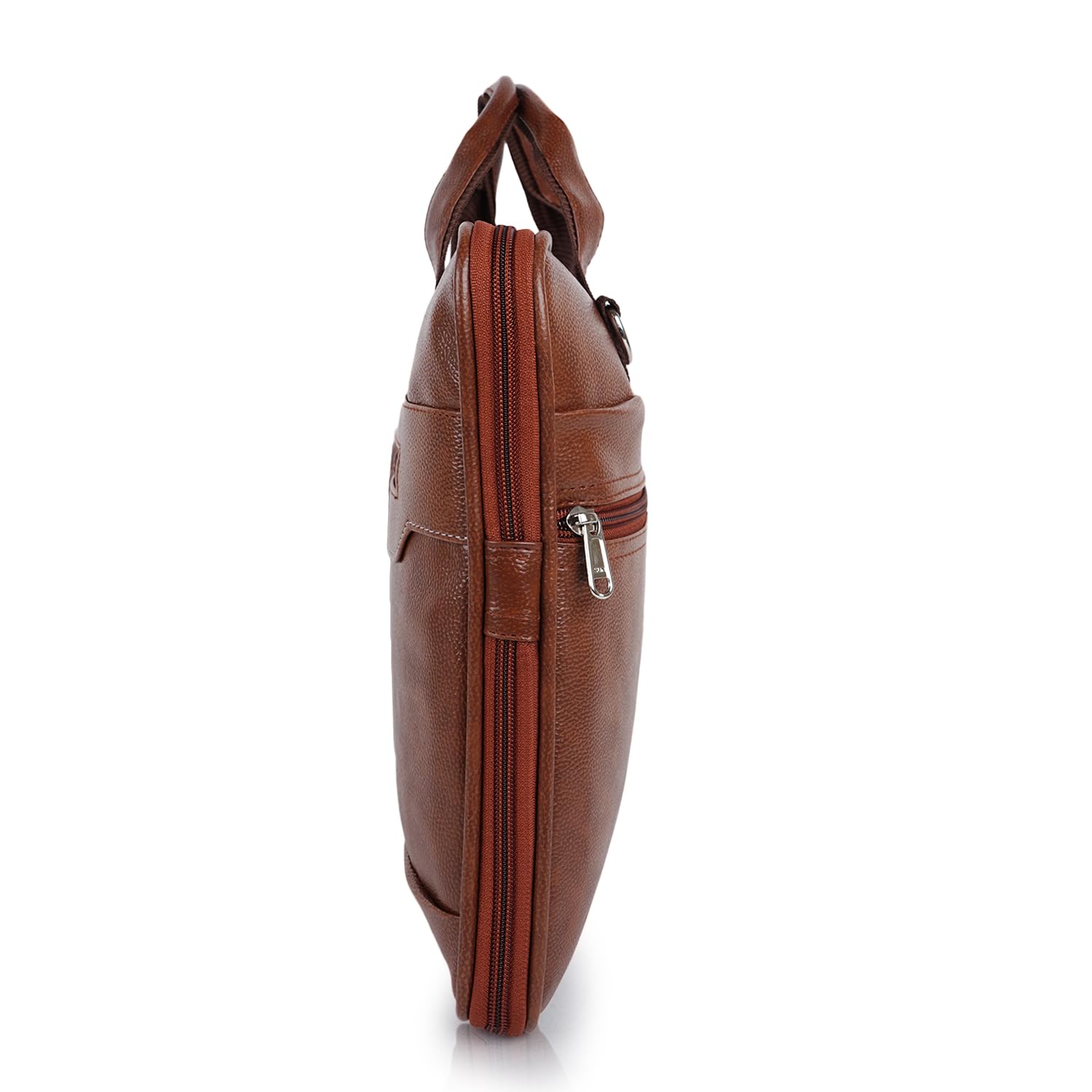 Zylosto Premium Laptop Bag for Men | Faux Leather Office Briefcase with Laptop Compartment | Messenger Shoulder Bag with Adjustable Strap | Business, Work, College & Travel Bag